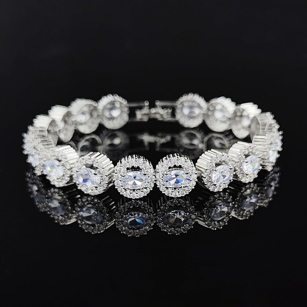 Women's Popular Full Rhinestone Design Niche Bracelets