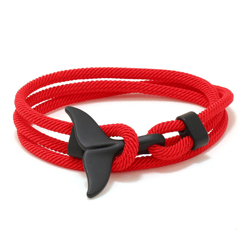 Style Whale Tail Personality Life Paar Armbänder