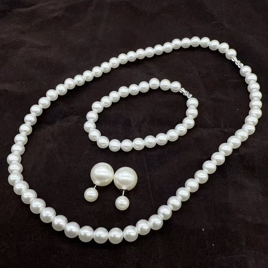 Pearl Three-piece Advanced Sense Clavicle Chain Bracelets