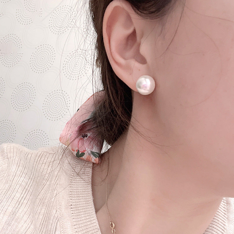 Boucles d'oreilles de tempérament d'accessoires mignons à la mode d'oreille de perle