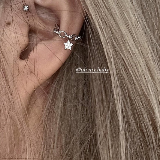 Star Unique Light Luxury High Sense Without Pierced Ear Clip