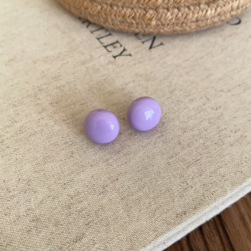 Color Candy Steamed Bread Ear Female High-grade Sweet Rings