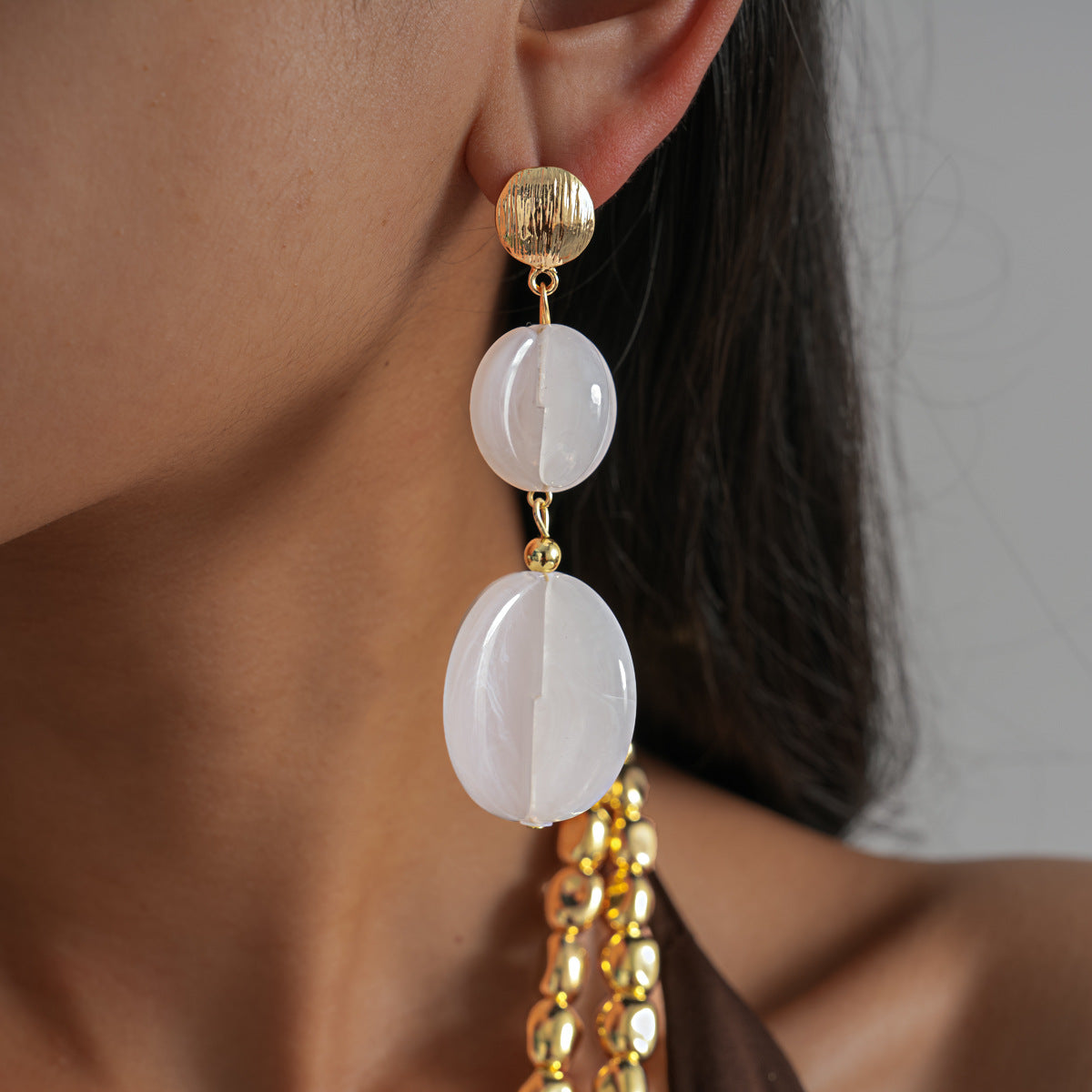 Women's Stitching Retro Personality Fashion Short Niche High Necklaces