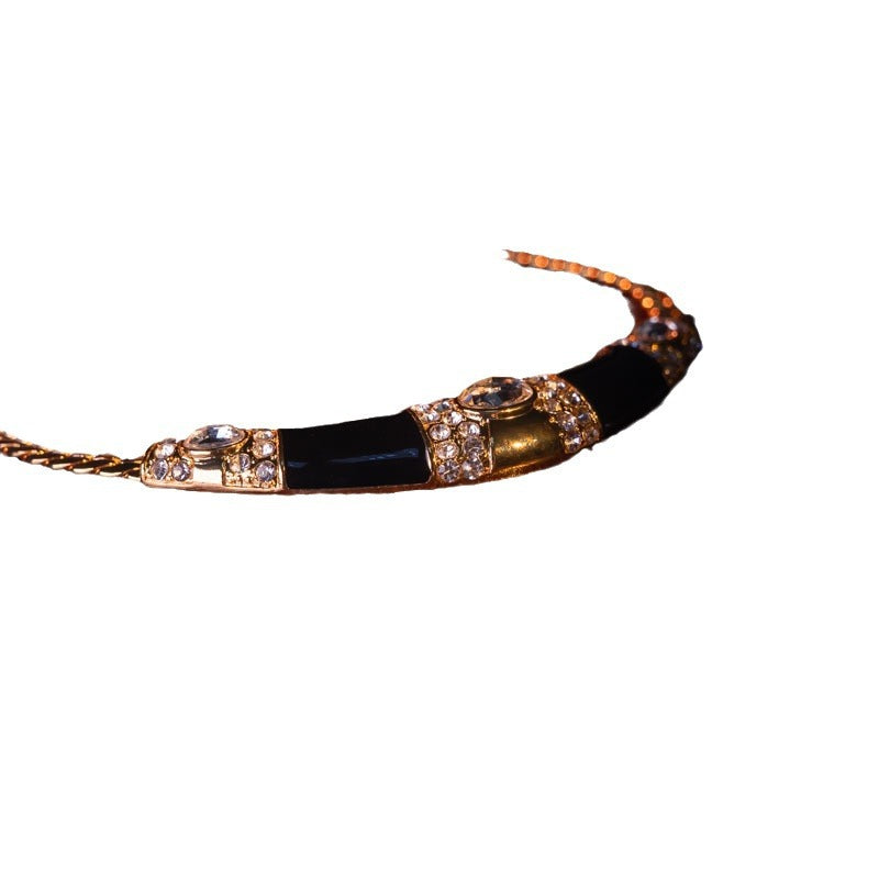 Imported Handmade Drip Glazed Gold-plated Enamel Jewelry Set