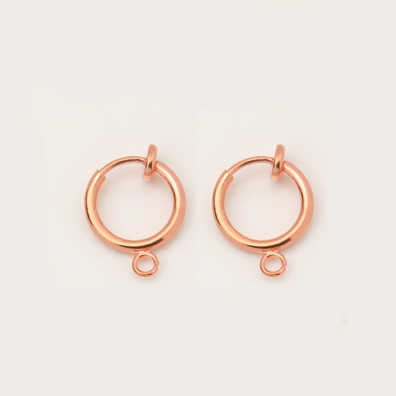 Korean Style Circle Personalized Simple Round Ear Clip