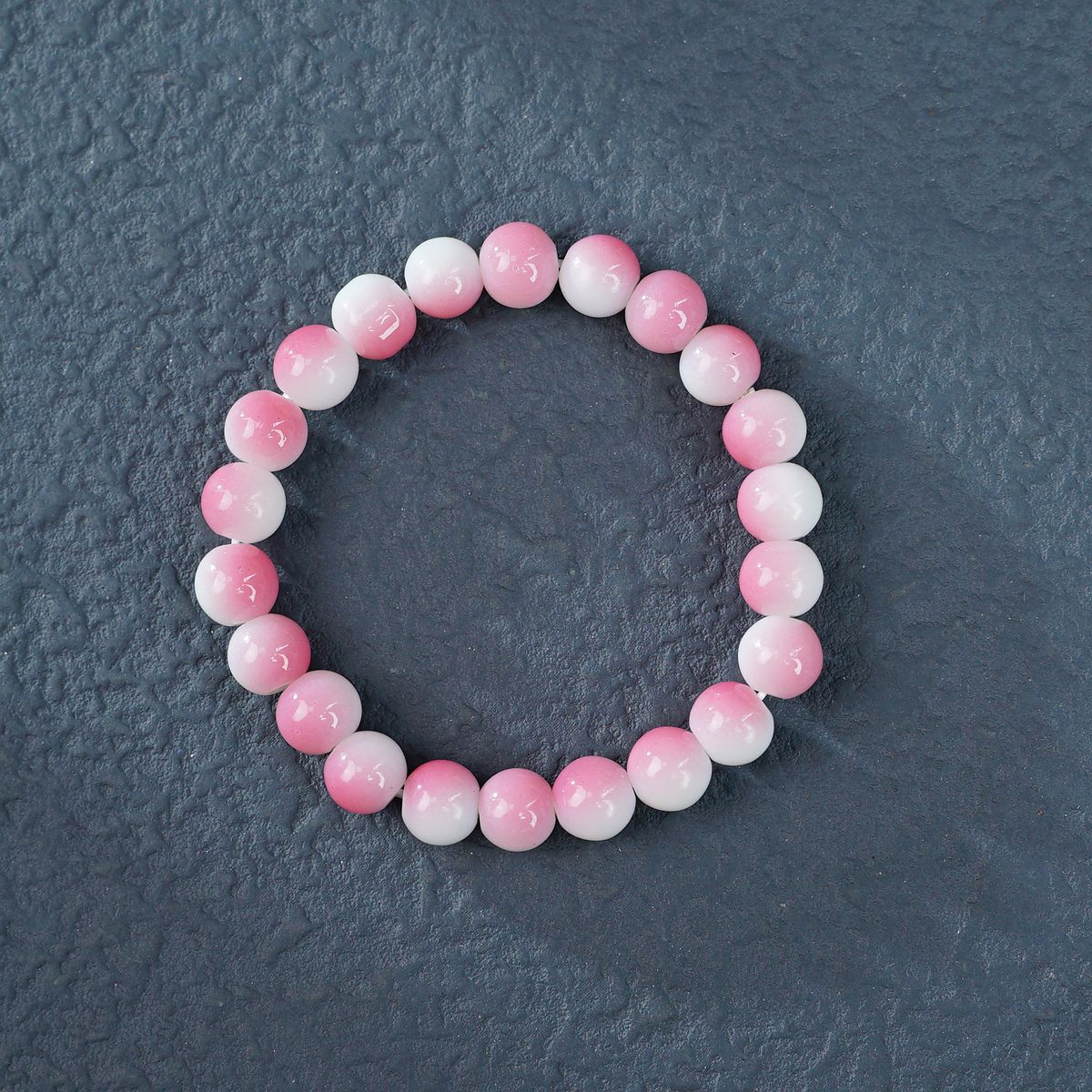 Pink Purple Crystal Female Pliable Temperament Rosary Decompression Bracelets