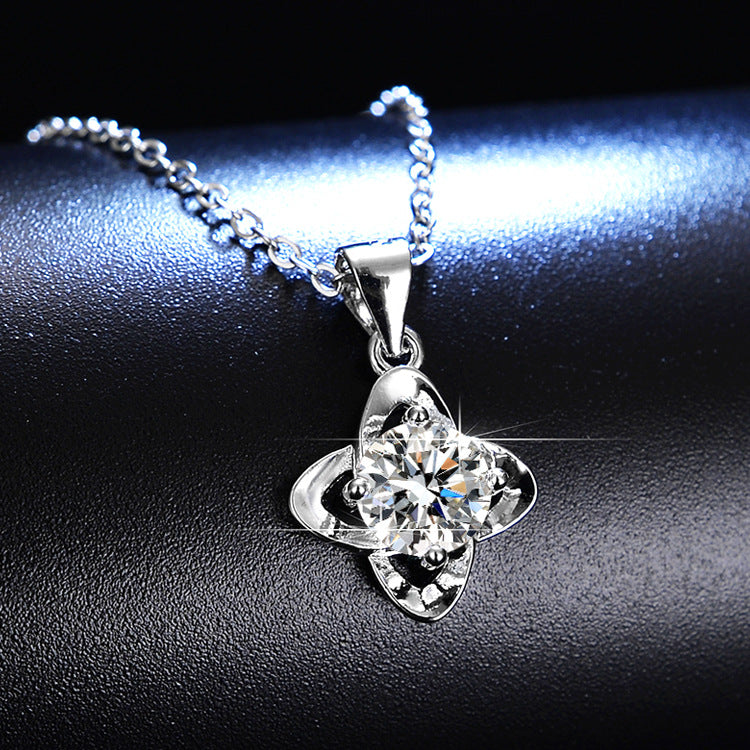 Live Streaming On Imitation Moissanite Swan Necklaces