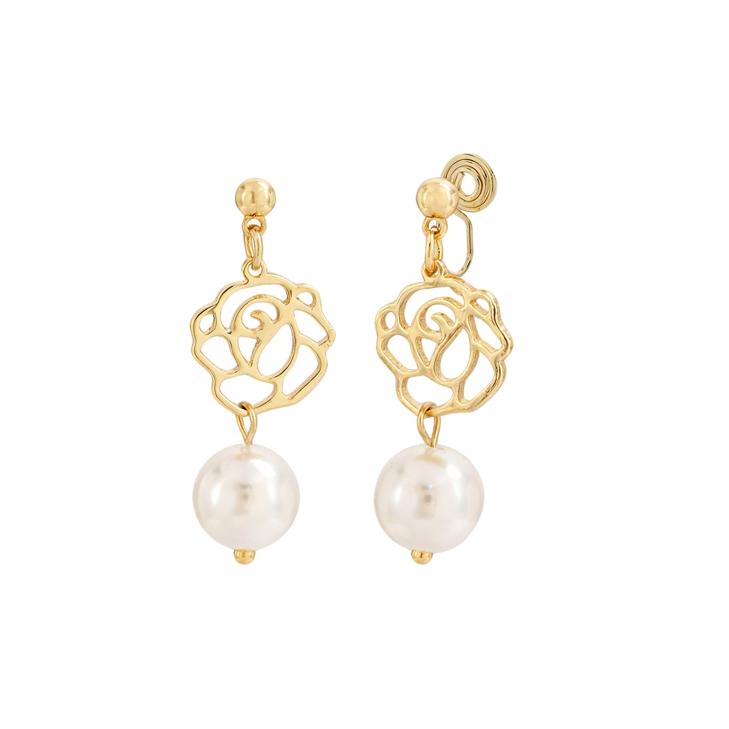 Vintage Pearl Palace Style French Elegant Ear Clip