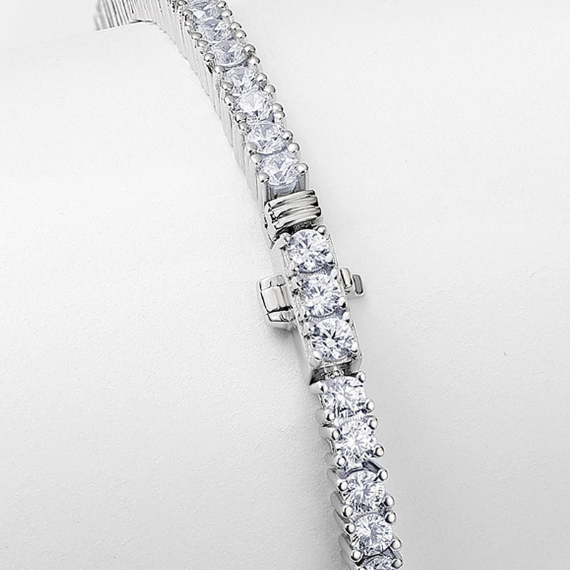 Bracelets personnalisés en diamants Sterling Sier à la mode