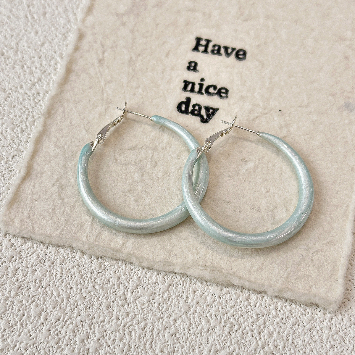 Atmosphere Exaggerated Fashion Commuter Style Simple Stud Earrings