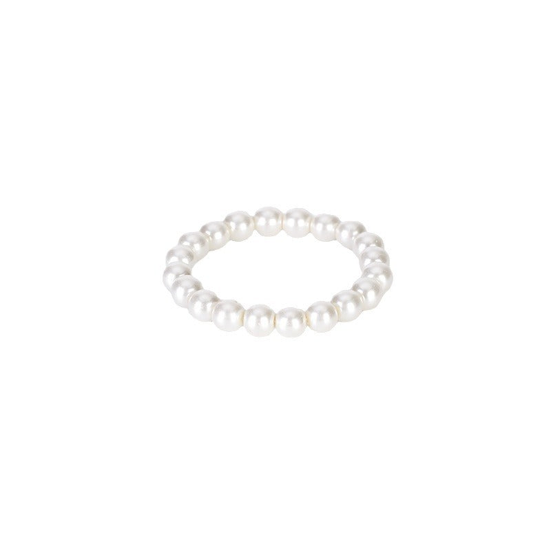 Retro Simple Pearl Stretch Entry Lux Bracelet