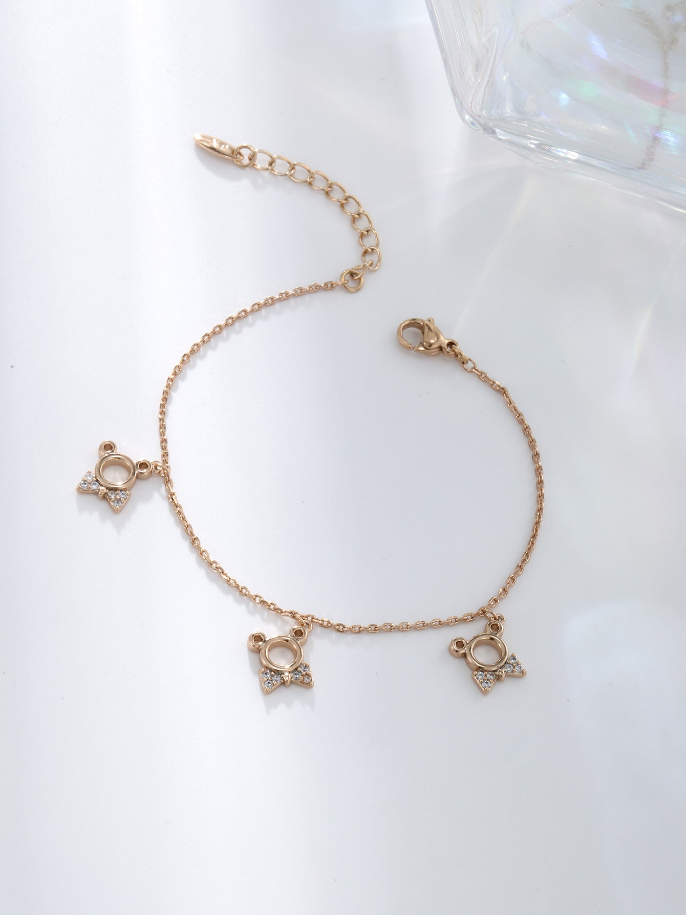 Cartoon Cute Bear Bow High Sense Minority Bracelets