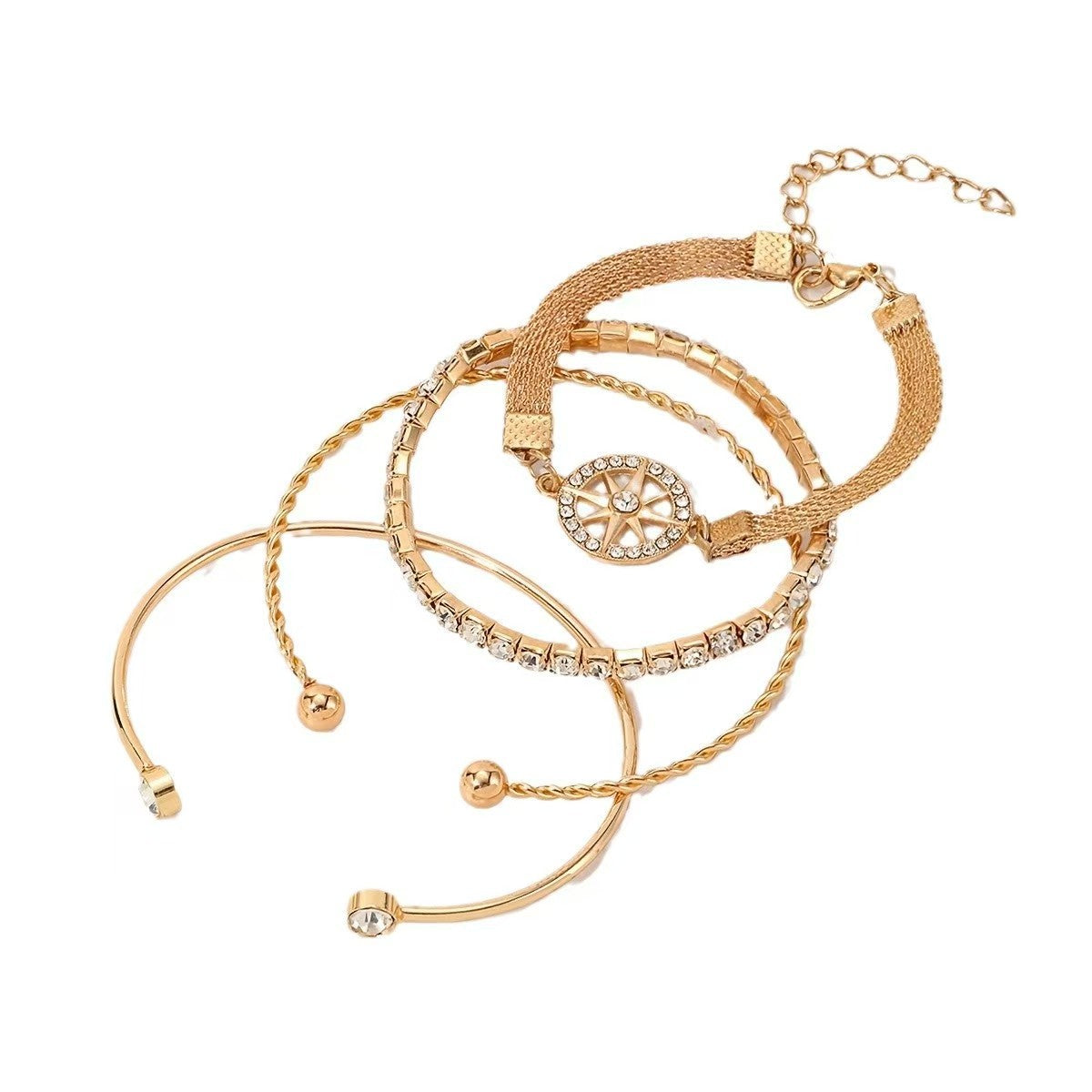 Women's Diamond Heart Alloy Niche High Sense Bracelet