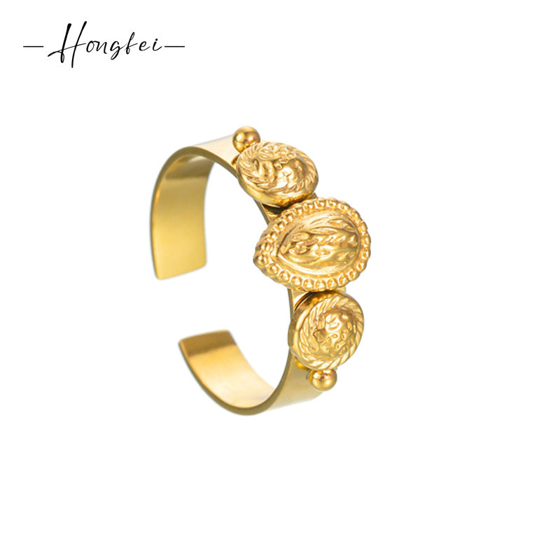 Retro Simple Elegant High Sense Light Rings Nutricaodiaria