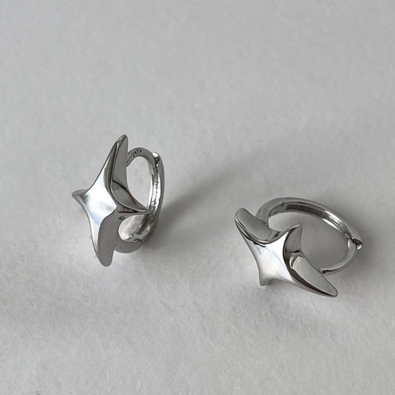 Women's & Men's Twin Temperament Ear Clip Design Personality Earrings