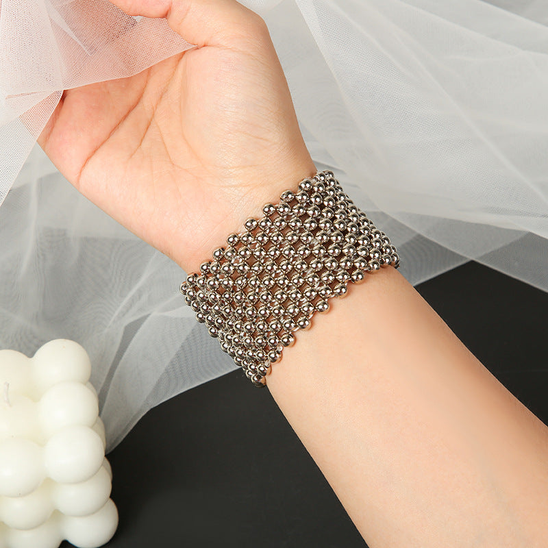 Pearl Fashion Hand-woven Beads Bridal Imitation Bracelets