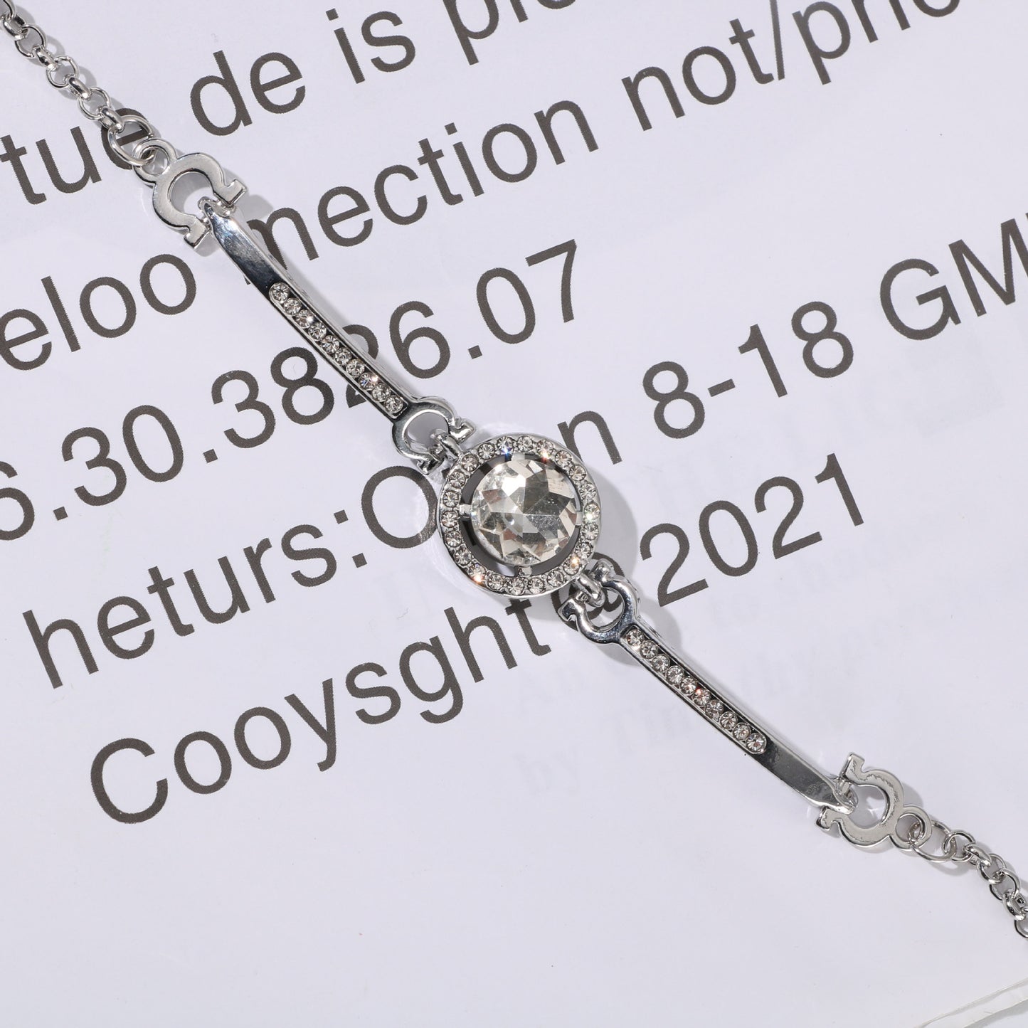 Women's Fashion Ornament Simple Elegant Noble Diamond Bracelets