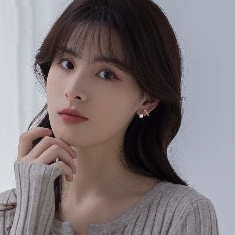 Mosquito Coil Pearl Without Pierced Ears Female Trendy Ear Clip