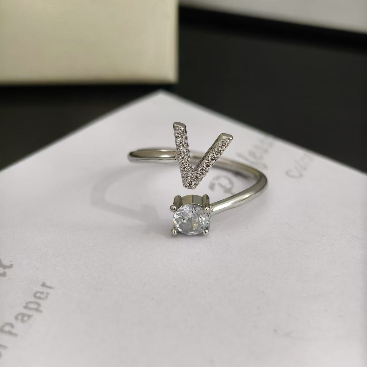 Open Female Your Name My Last English Personality Ring