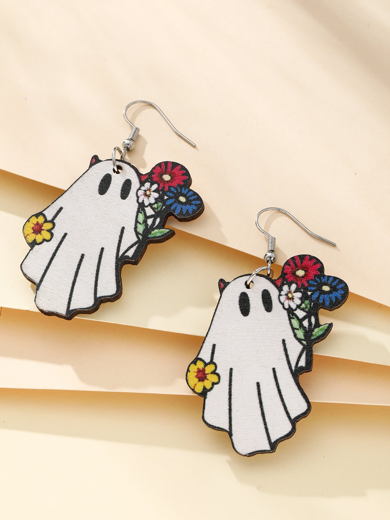 Cartoon Halloween Pumpkin Funny Personality Creative Ghost Earrings