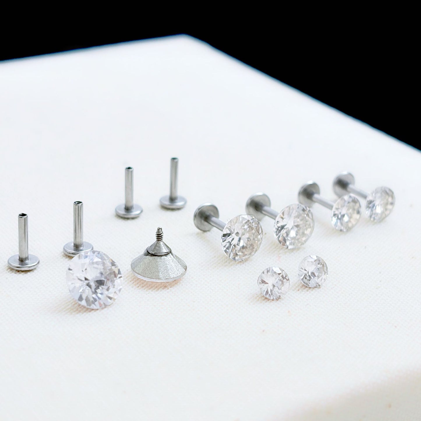 Screw Titanium Steel Ear Bone Sweet Cool Stud Earrings