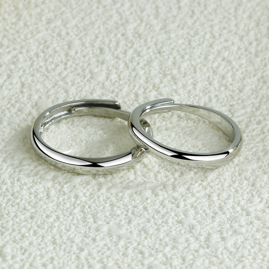 Aperture Couple Fashion Index Finger Minimalist Simple Rings