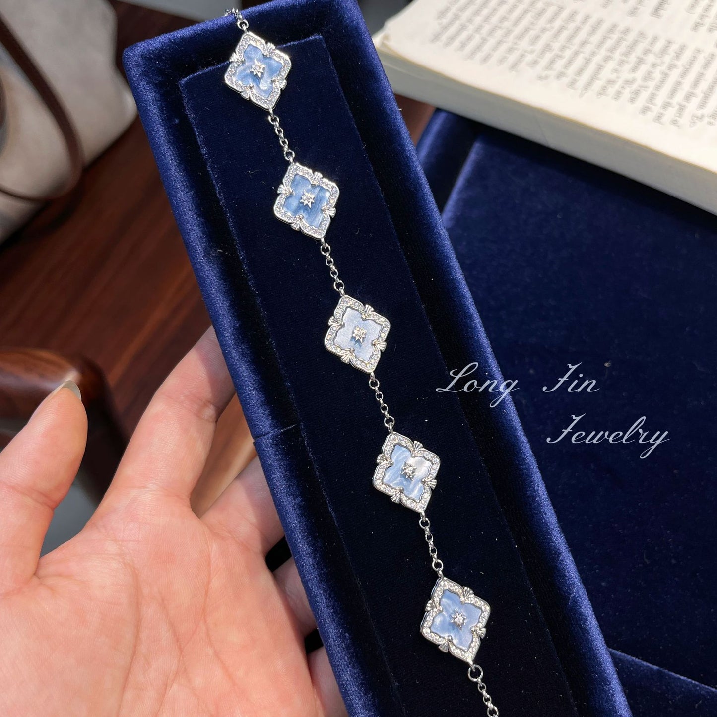 Sea Salt Lemon Mint Cloth Style Fresh Live Jewelry Set