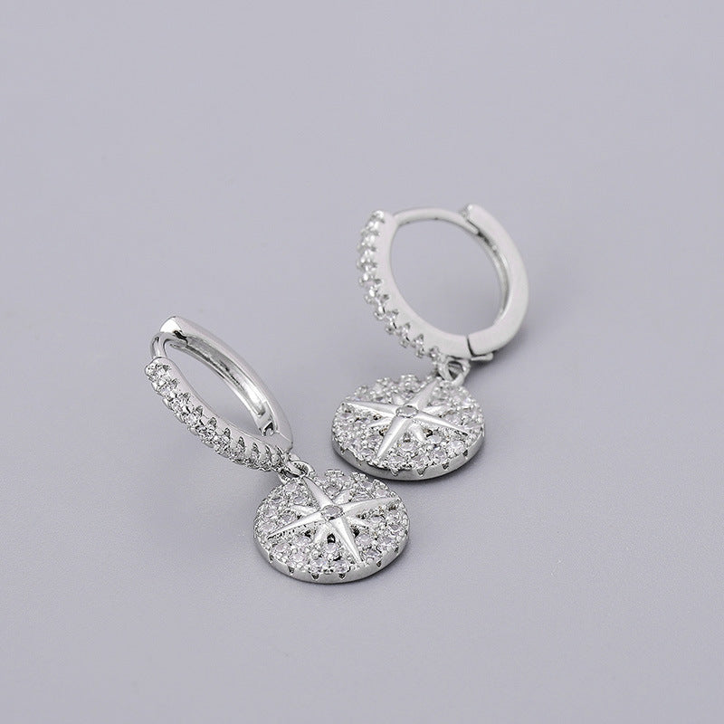 Women's Round Light Luxury Niche Design Advanced Earrings