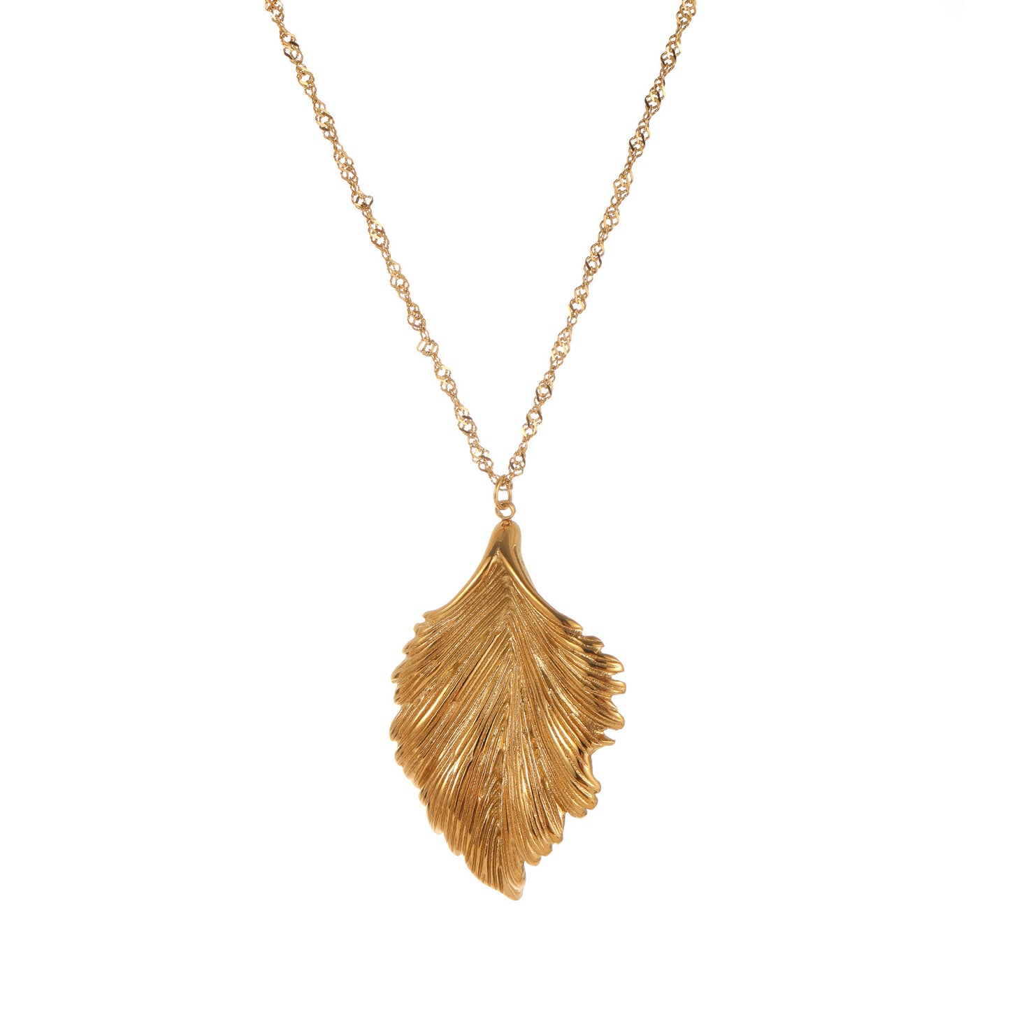 Women's Leaves Ear Light Luxury Minority Clavicle Necklace