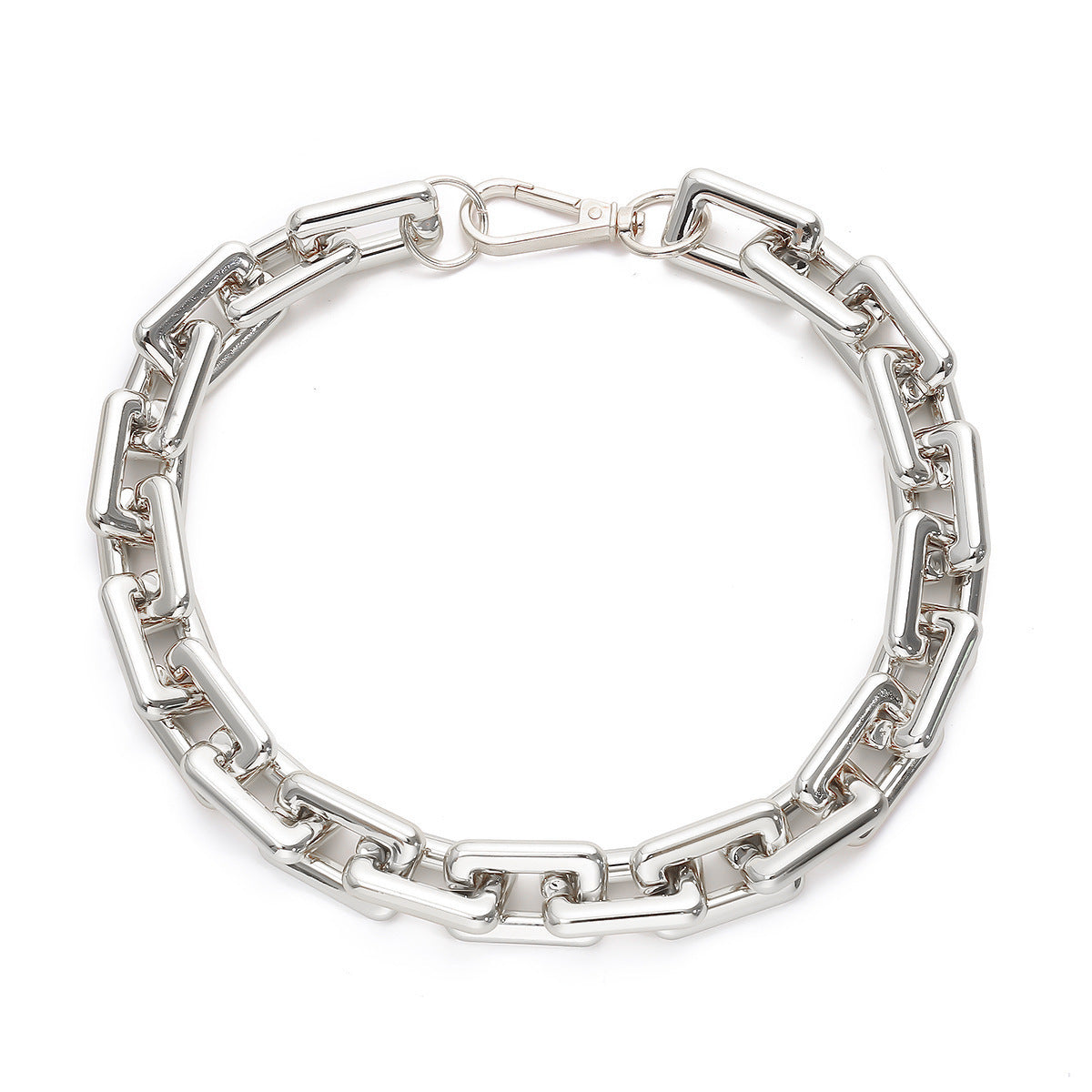 Buckle Geometric Square Chain Cold Wind Hip Necklaces