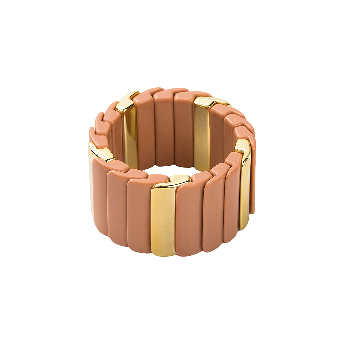 Fashion Exaggerated Geometry Irregular Resin Beaded Bracelet
