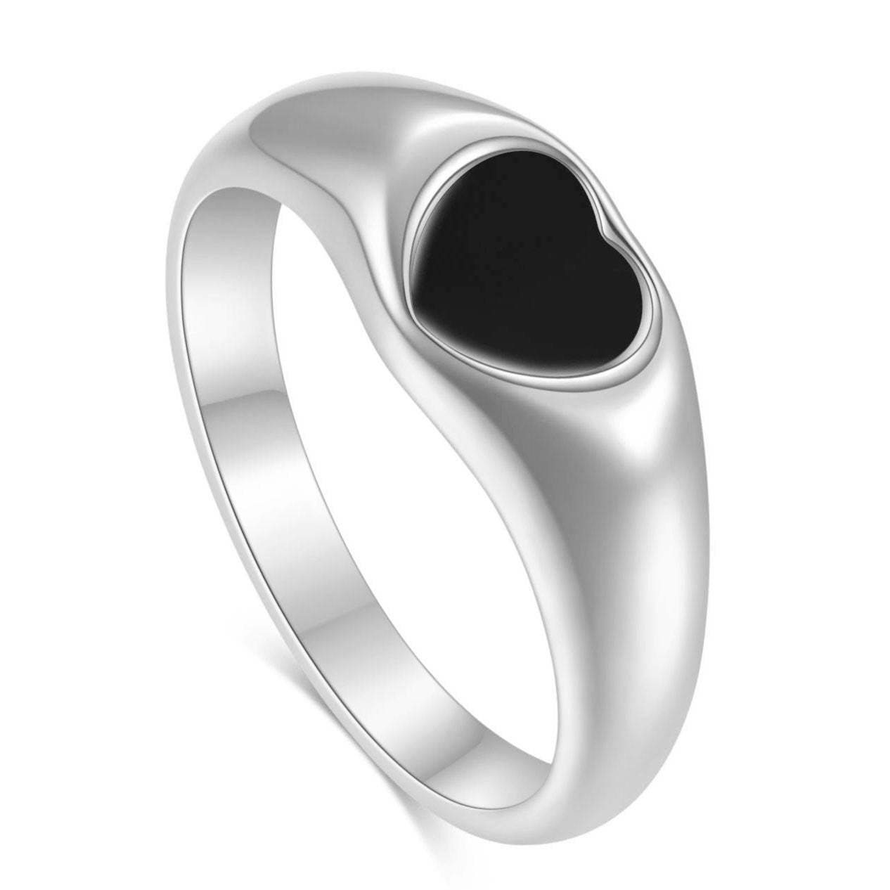 Simplicity Minimalism Shell Love Gold Stainless Rings