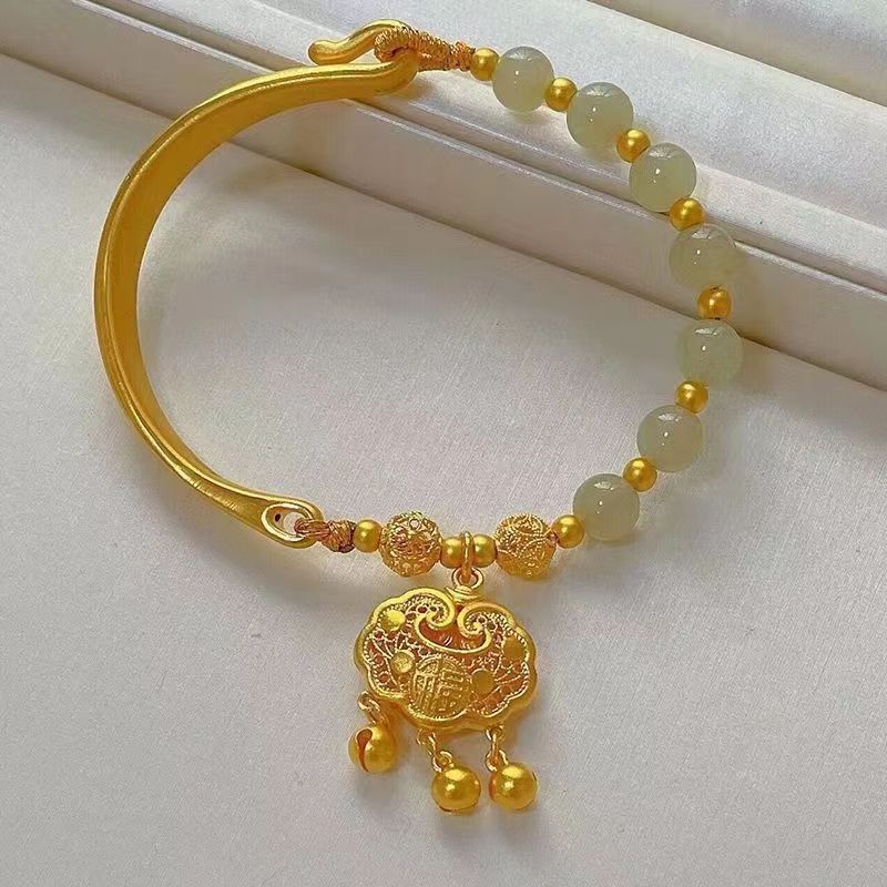 Jade Longevity Lock Pink Crystal Safety Such The With Secret Bracelet