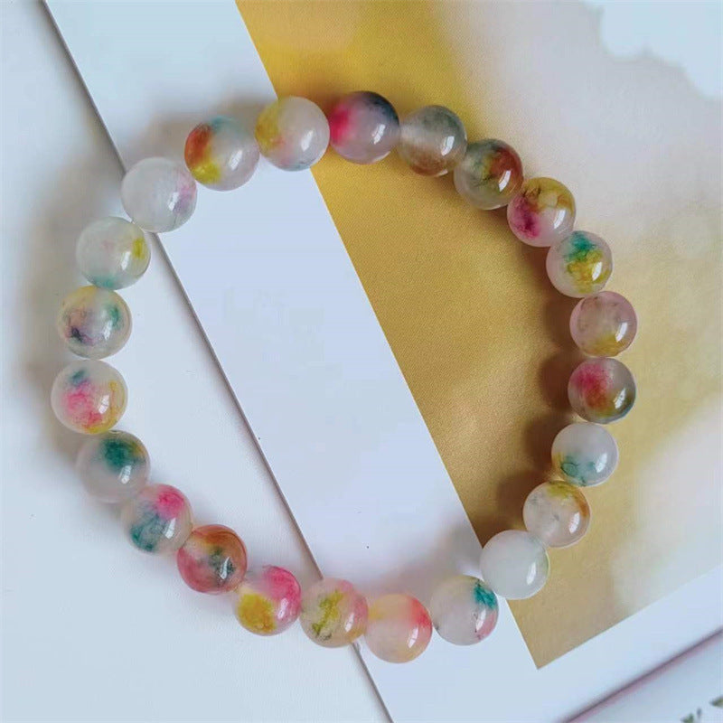 Live Broadcast Chalcedony Beaded Fashion Sweet Bracelets