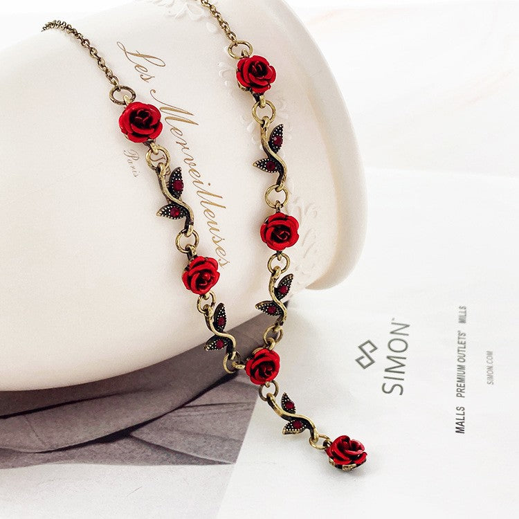 Rose Style Ancient Diamond Elegant Romantic Bracelets