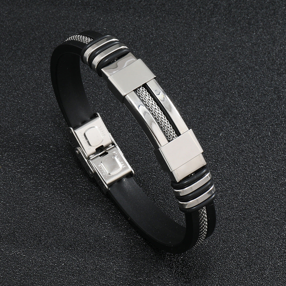 Steel Electroplated Serpentine Chain Fashion Titanium Bracelets