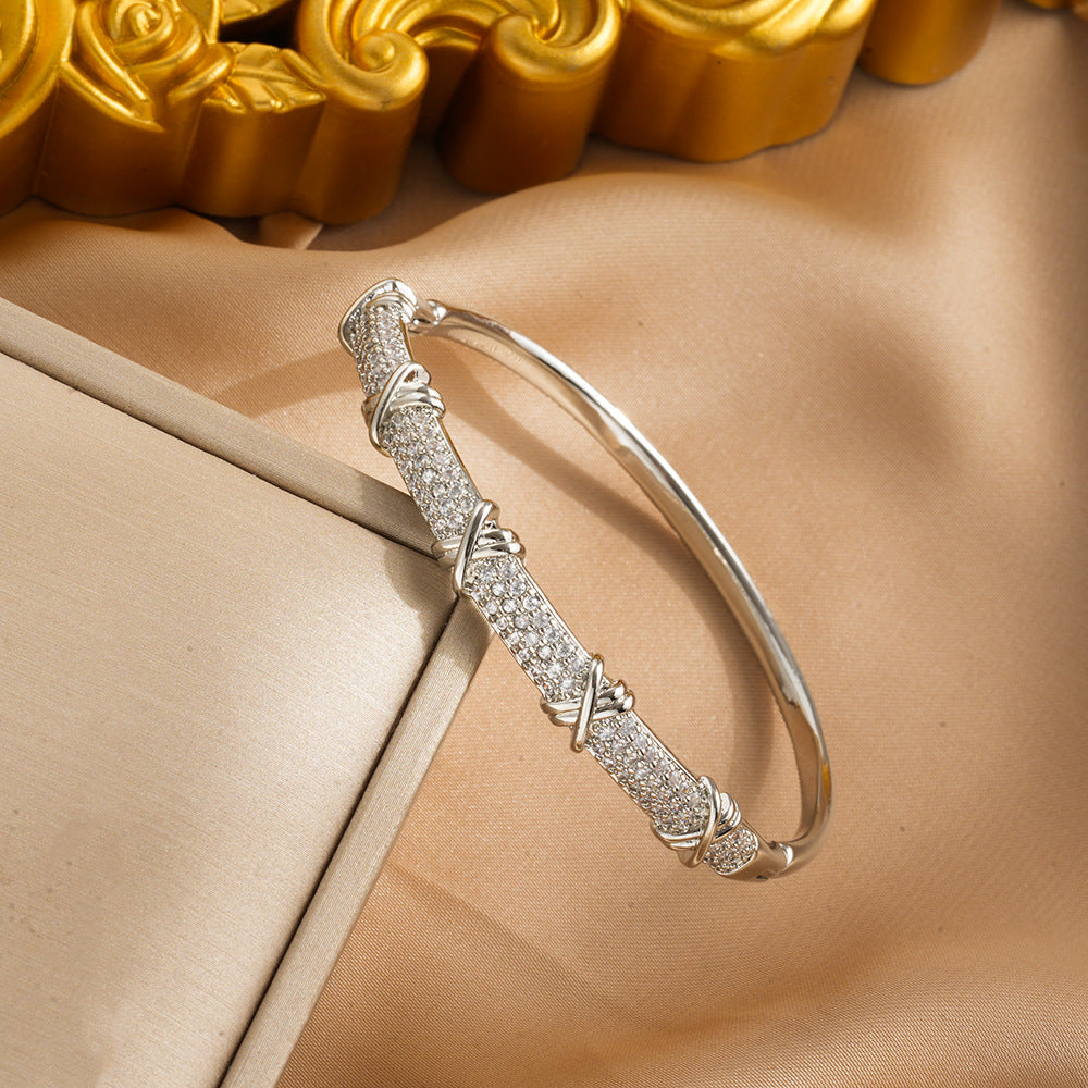 Zircon Female Fashion Simple Exquisite High Bracelet