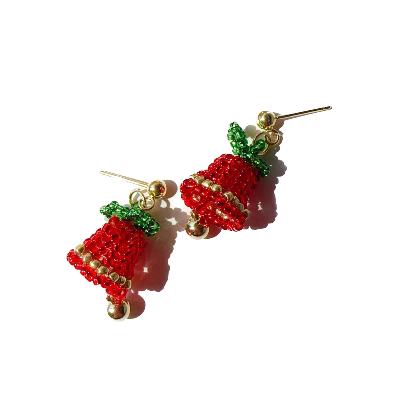 Hesitation Personalized Christmas Bell Cute Everyday Earrings