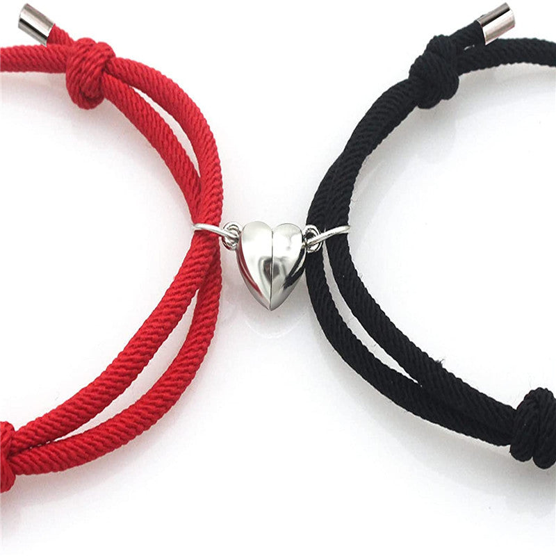 Women's & Men's & Magnetic Snap And One Pair Carrying Bracelets