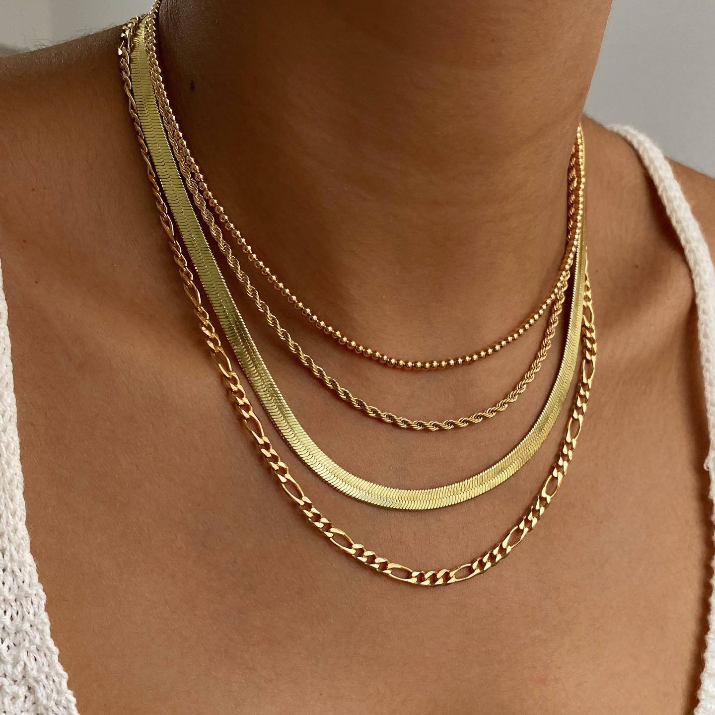 Twin Personality Chain Hip Hop Twist Necklaces