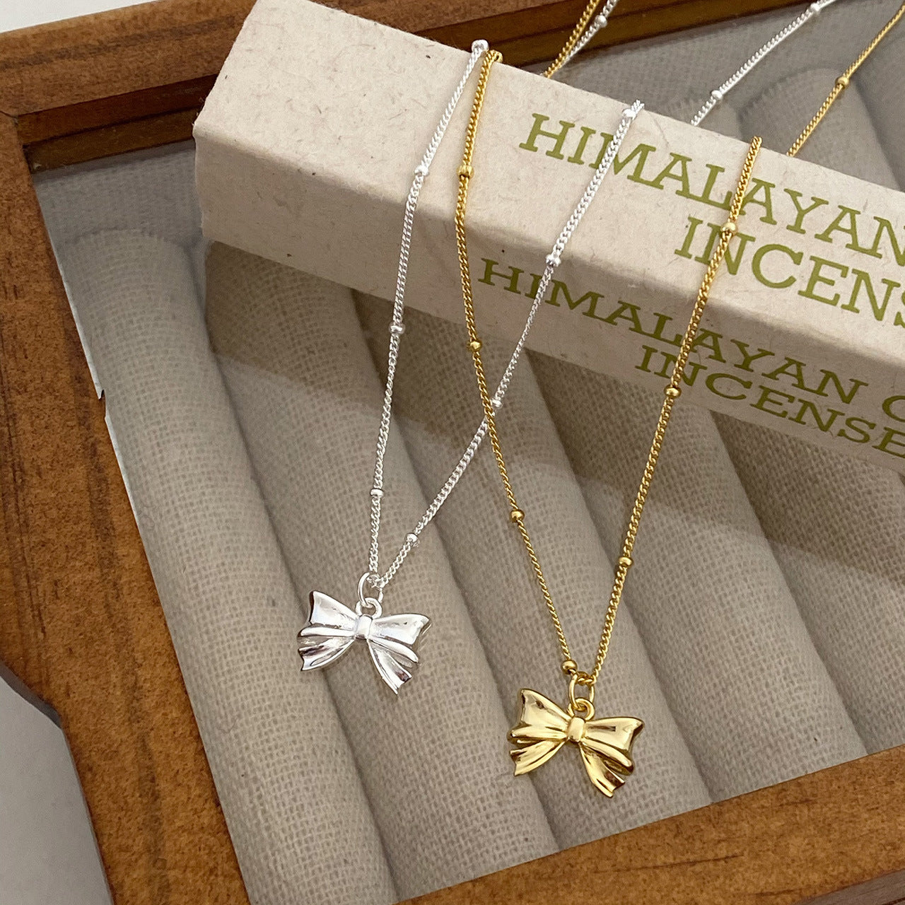 Women's Bow For Simple Fashion Titanium Steel Clavicle Necklaces
