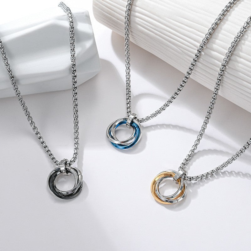 Men's Hip Hop Pendant Unique Sweater Chain Jewelry Necklaces