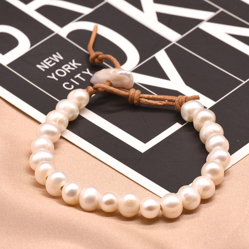 Pearl Natural Design Light Luxury Minority High-grade Bracelets