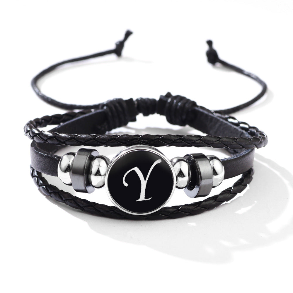 Classic Simple English Letter Personality Fashion Bracelets