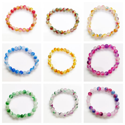 Live Broadcast Chalcedony Beaded Fashion Sweet Bracelets