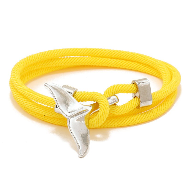 Style Whale Tail Personality Life Paar Armbänder