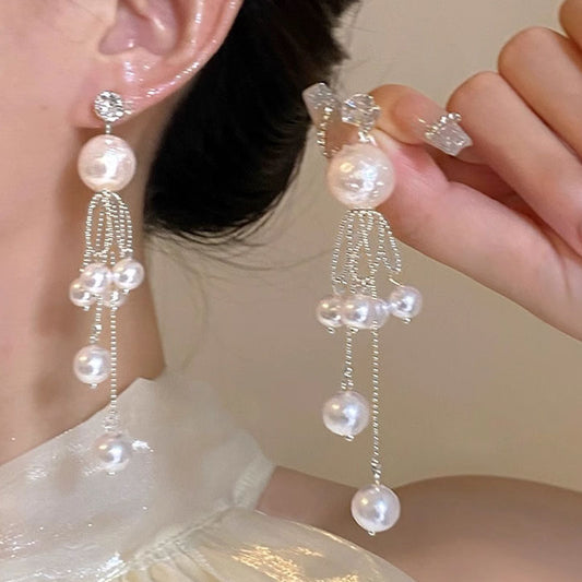 Pearl Light Luxury Minority Design Advanced Earrings