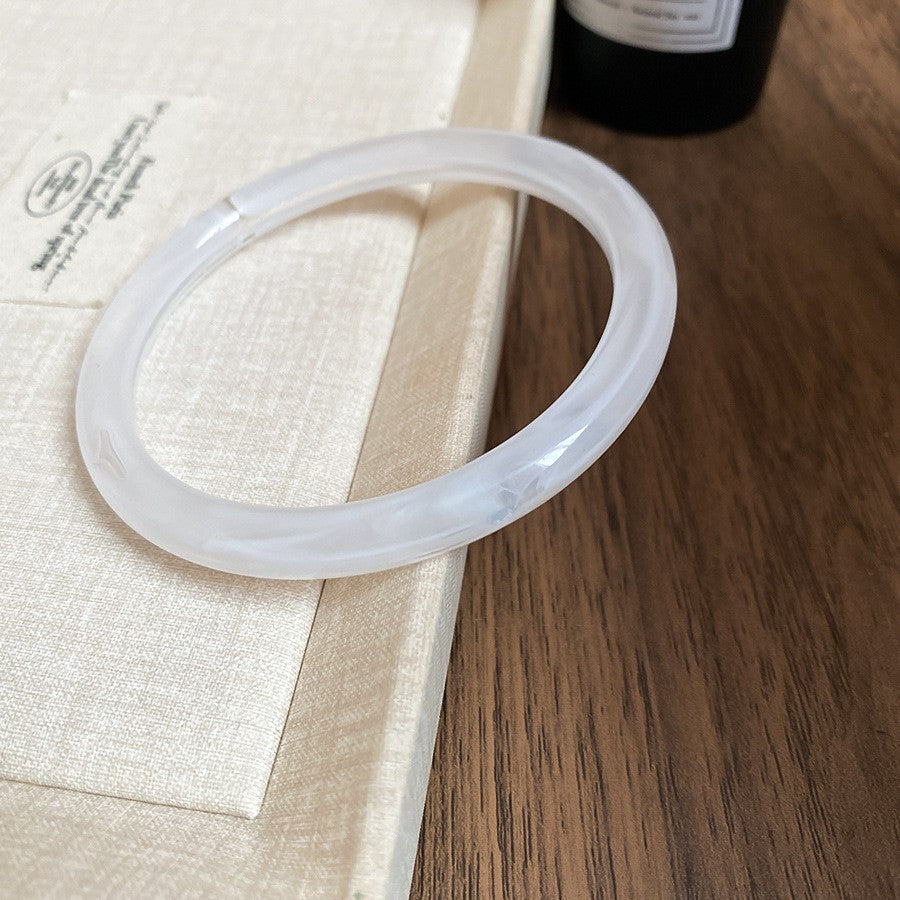 Irregular Resin Mori Style Simple Commute Light Bracelets