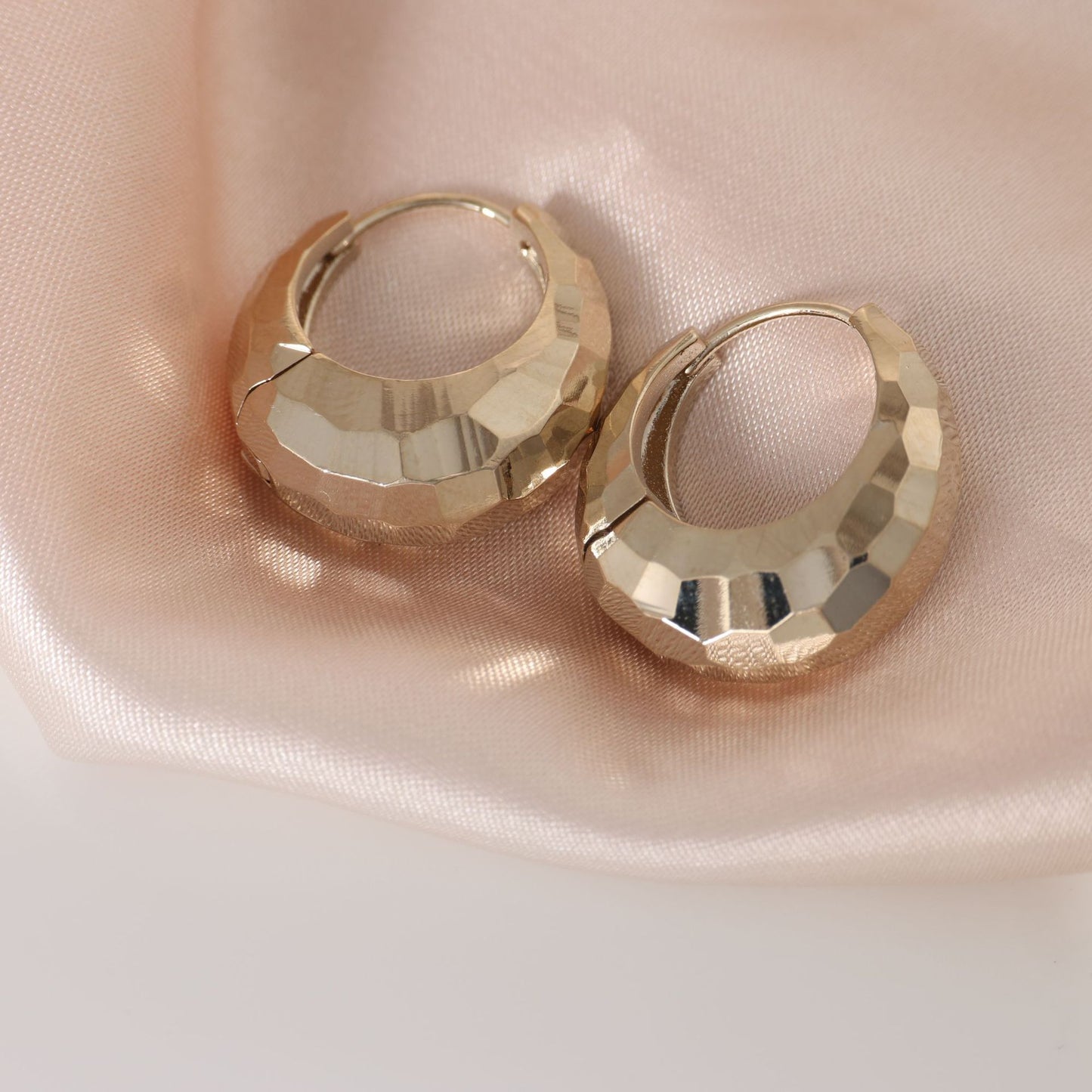 Flash Irregular Brass Simple Stylish Fashion Earrings