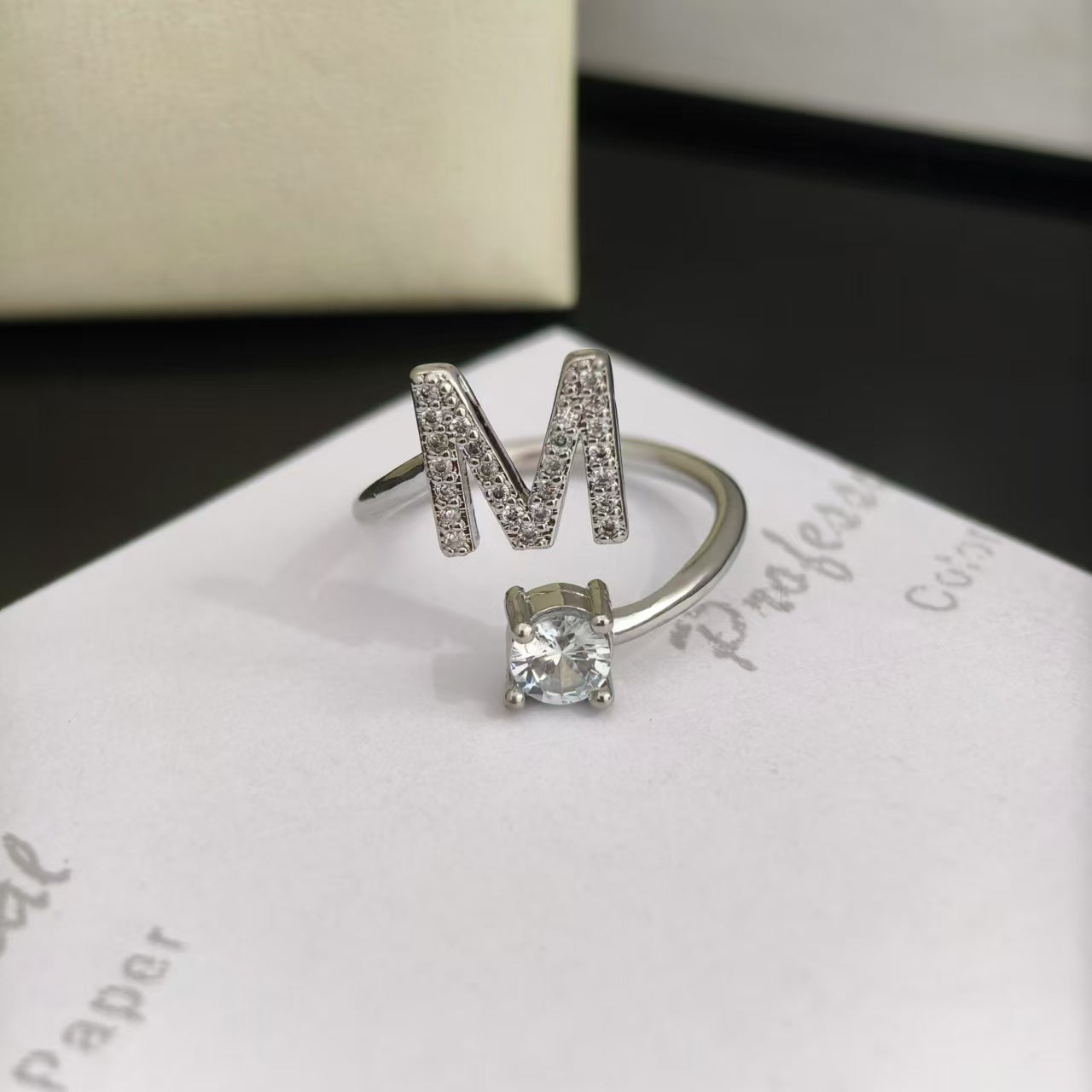 Open Female Your Name My Last English Personality Ring